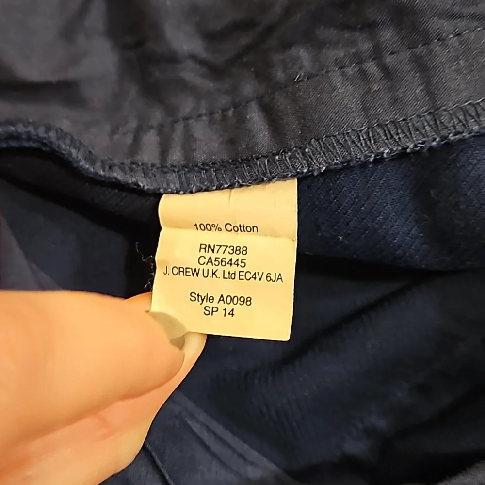 J. Crew Navy Skirt with Gold Buttons - Picture 7 of 7